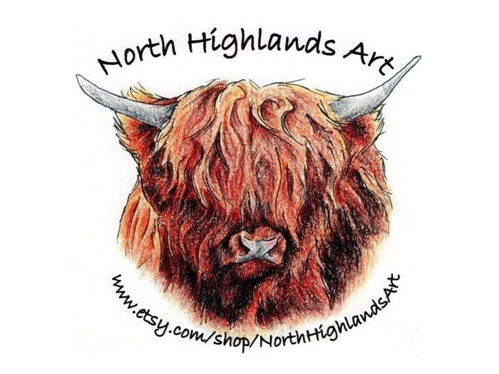 North Highlands Art brand logo
