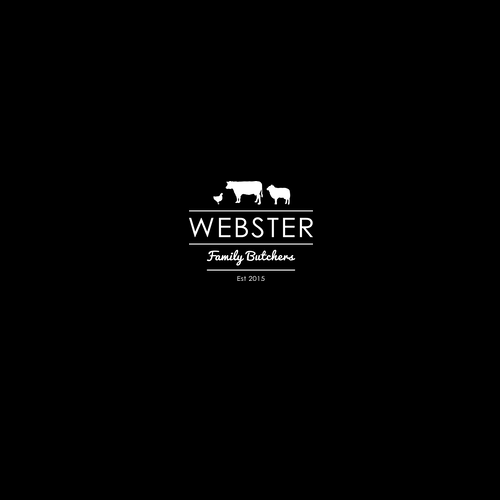 Webster Family Butchers brand logo