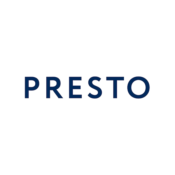 Logo representing Presto - a proud contributor to UK-made products on YouK.