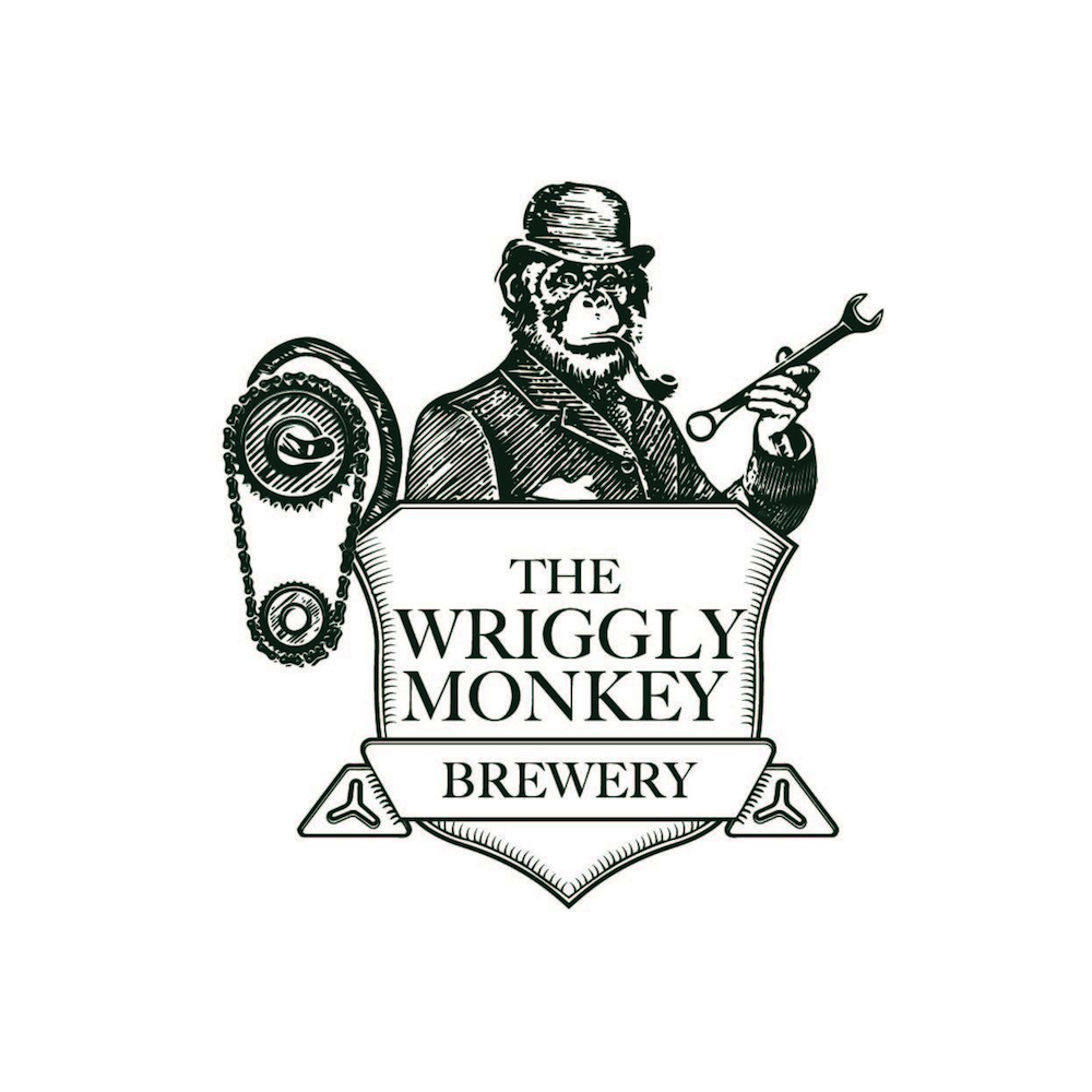 The Wriggly Monkey Brewery brand logo