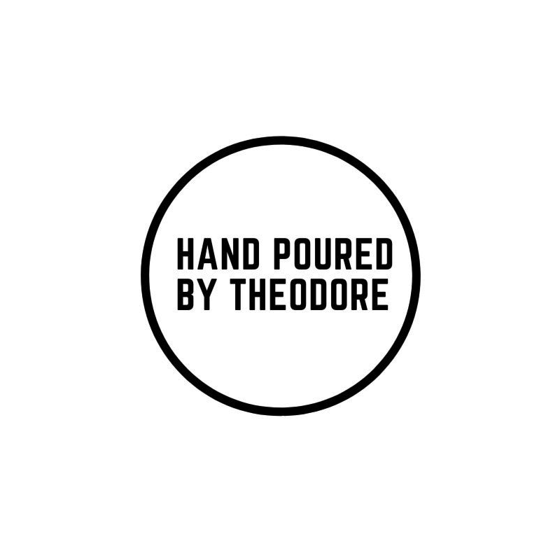 Hand Poured by Theodore brand logo