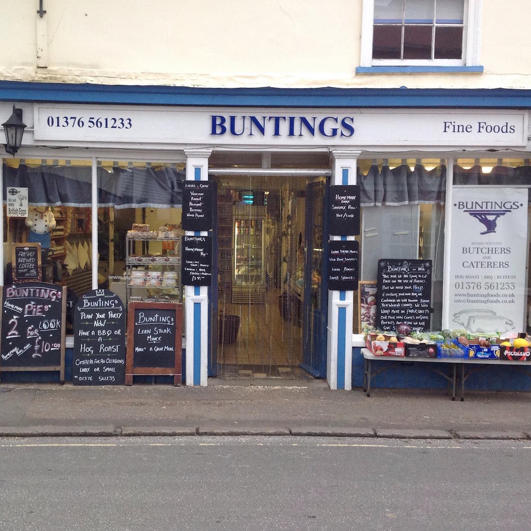 Buntings Butchers lifestyle logo