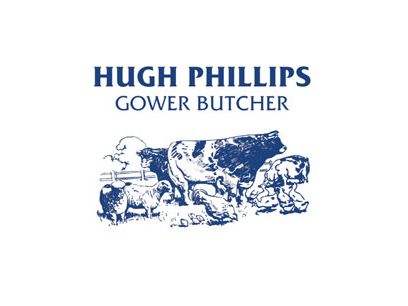 Hugh Phillips Gower Butcher brand logo