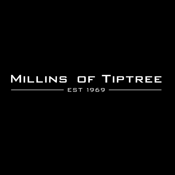 Millins of Tiptree brand logo