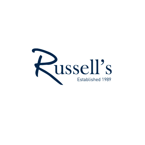 Russell's Butchers brand logo