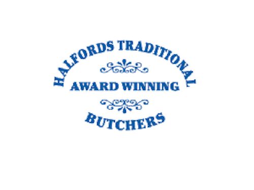 Halfords Traditional Butchers brand logo