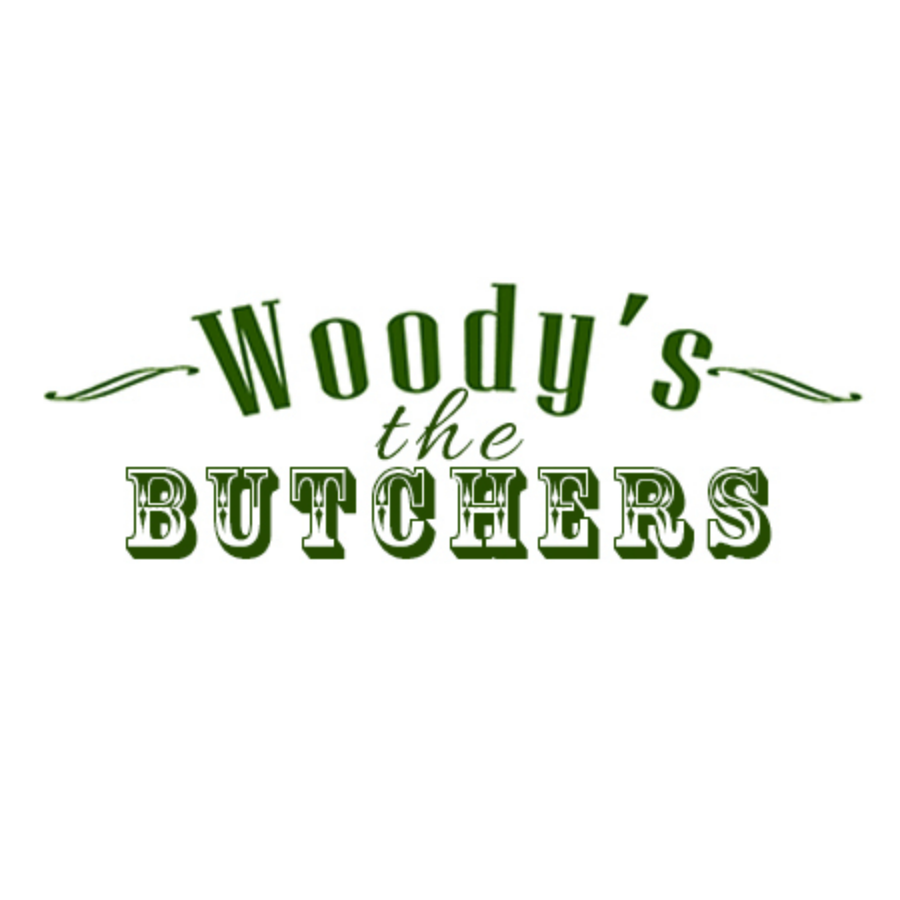 Woody's the Butchers brand logo