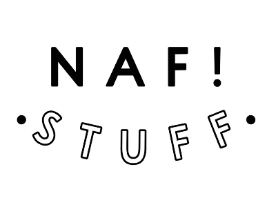 NAF! Stuff brand logo