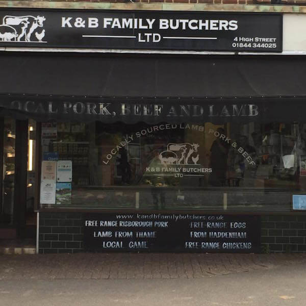 K & B Family Butchers lifestyle logo