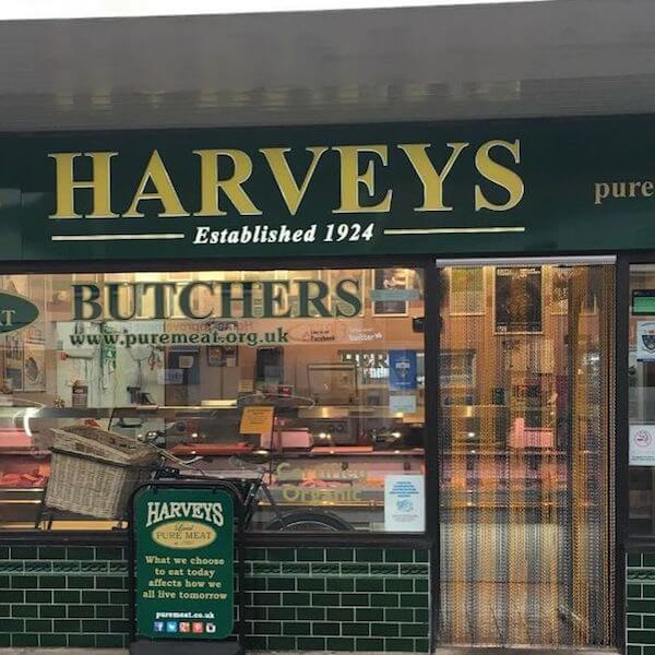 Harvey's Puremeat Butchers lifestyle logo