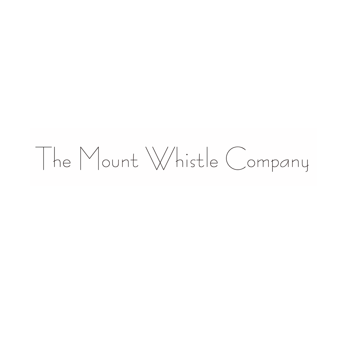 The Mount Whistle Company brand logo