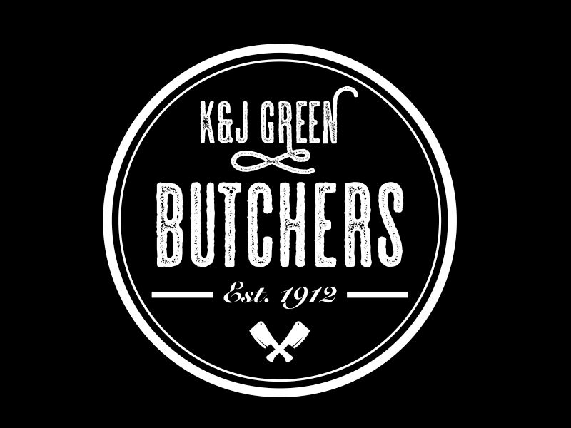 K & J Green Butchers brand logo