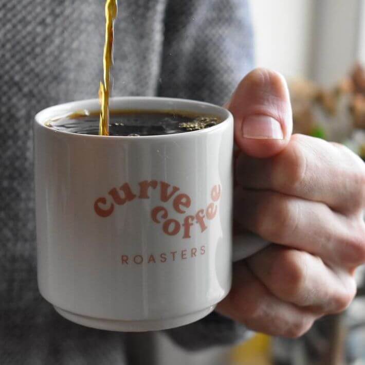 Curve Coffee Roasters lifestyle logo