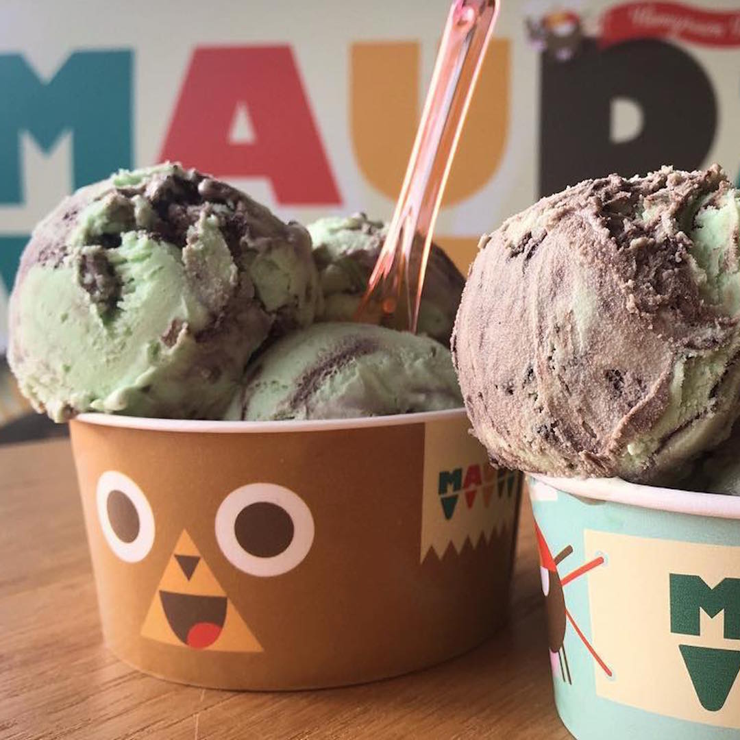 Maud’s Ice Cream lifestyle logo