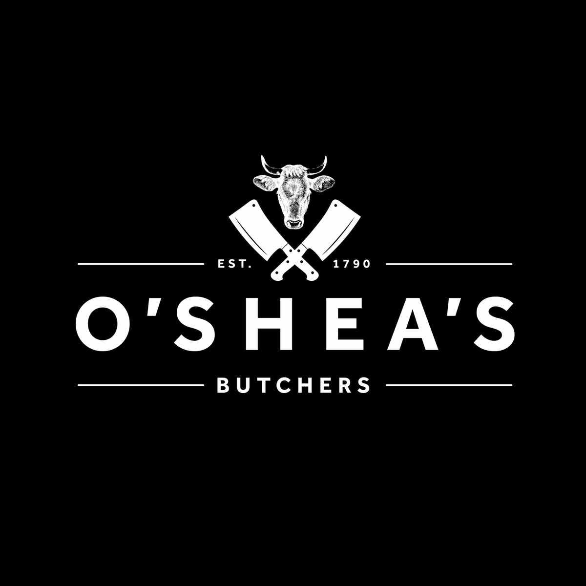 O'Shea's Butchers brand logo