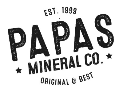 Papas Mineral Co. brand logo