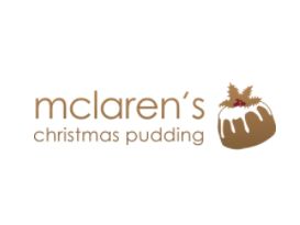 McLaren's Christmas Pudding brand logo