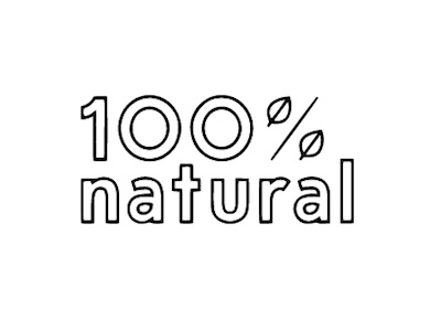 100% Natural brand logo