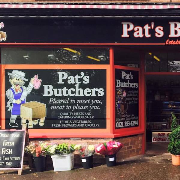 Pats Butchers lifestyle logo