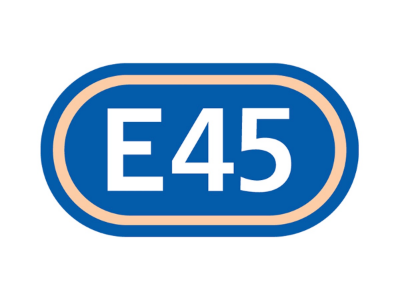 E45 brand logo