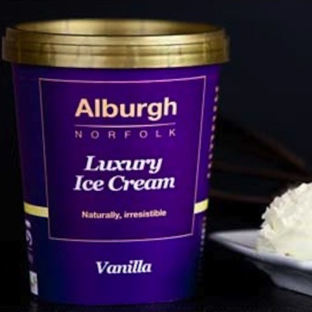 Alburgh Ice Cream lifestyle logo