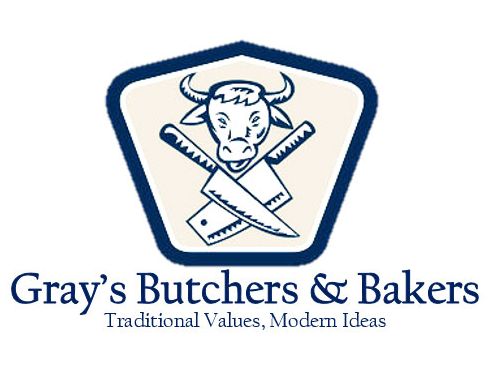 Gray's Family Butchers brand logo