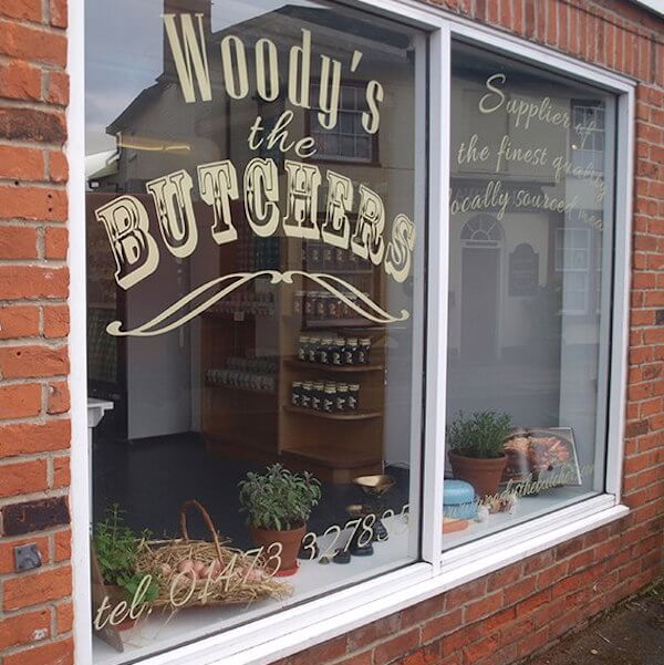 Woody's the Butchers lifestyle logo