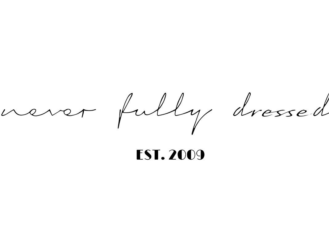 Never Fully Dressed brand logo