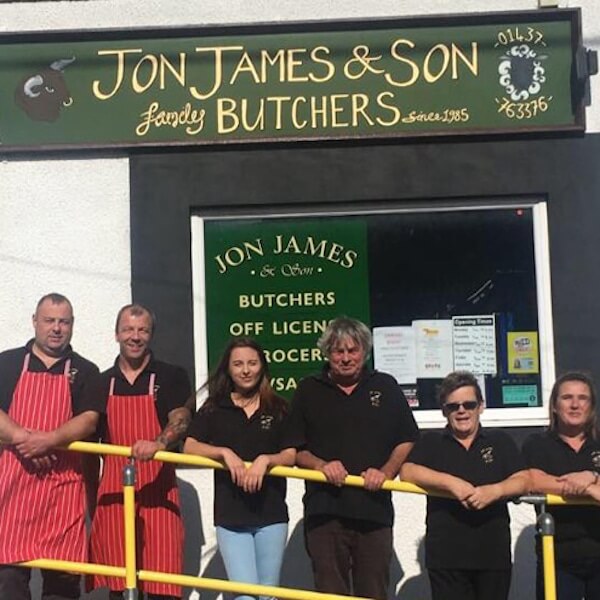 Jon James & Sons Butchers lifestyle logo