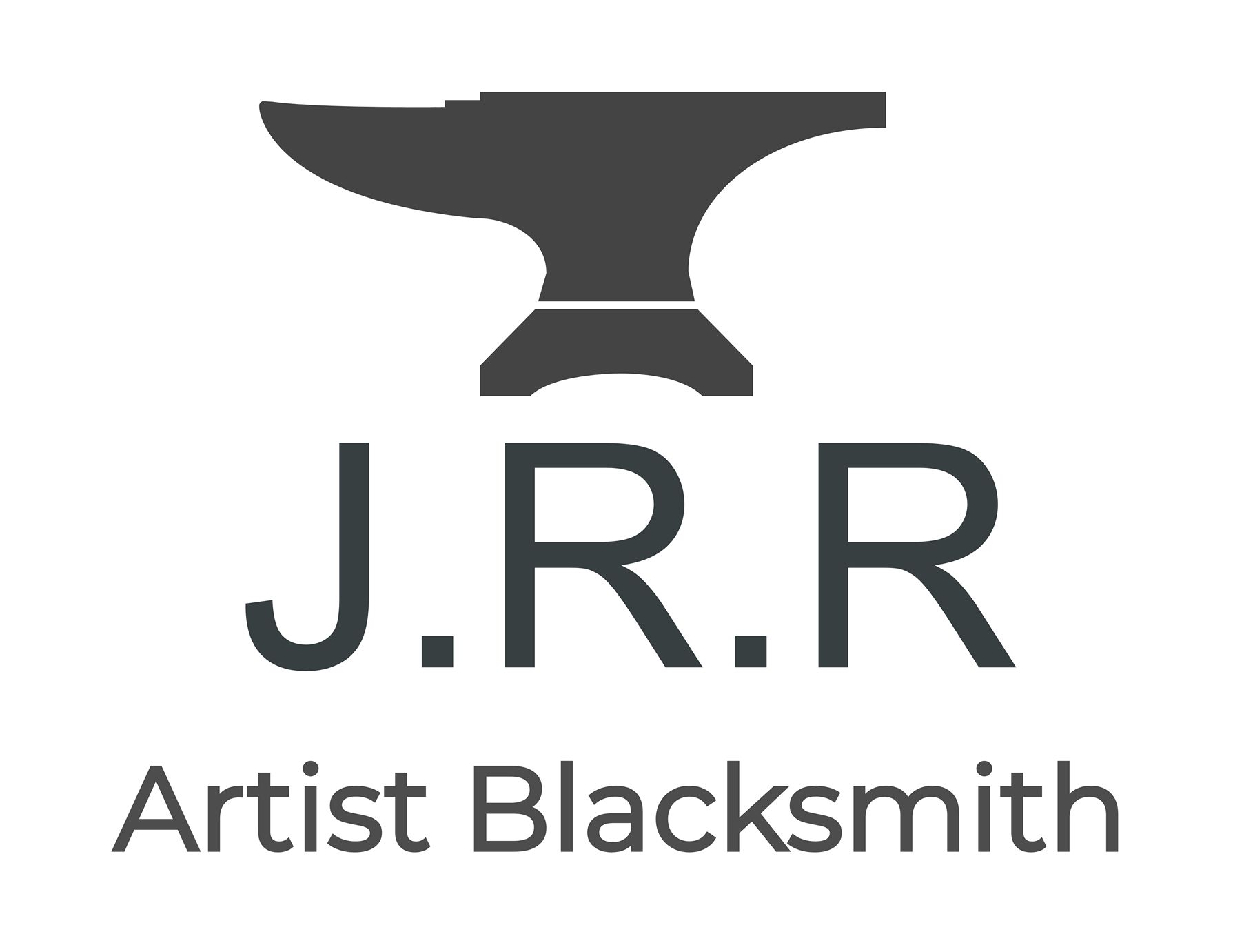 J.R.R Artist Blacksmith brand logo