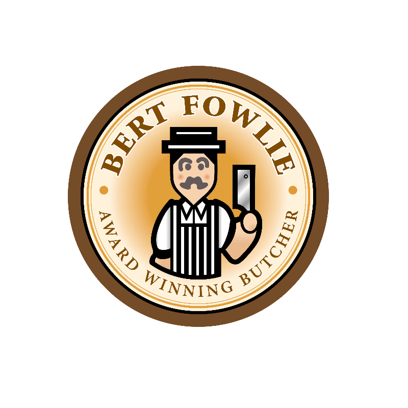 Bert Fowlie Butchers brand logo