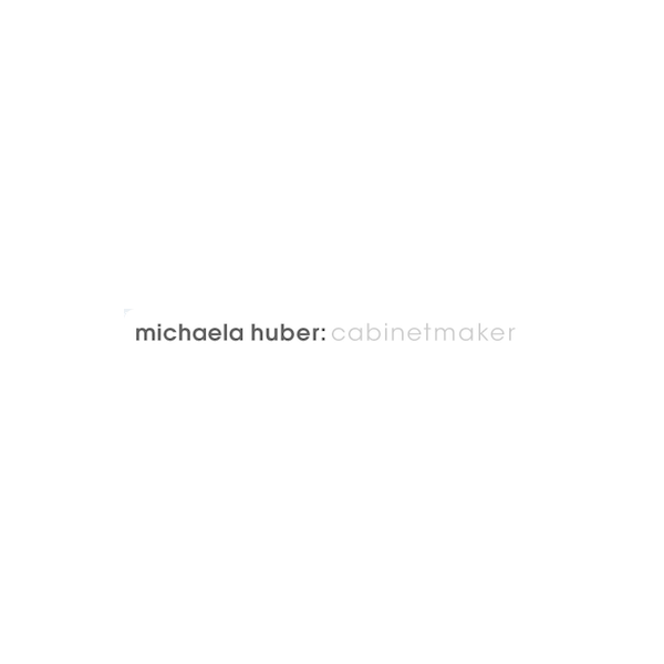 Michaela Huber Cabinetmaker brand logo