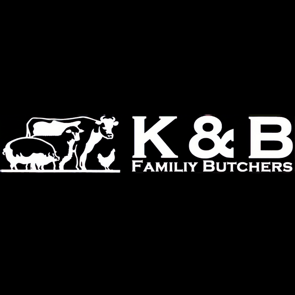 K & B Family Butchers brand logo
