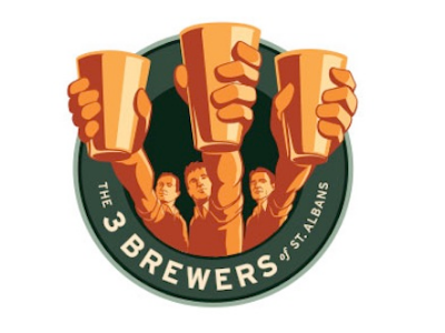 3 Brewers brand logo