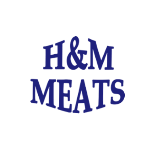 H & M Meats brand logo