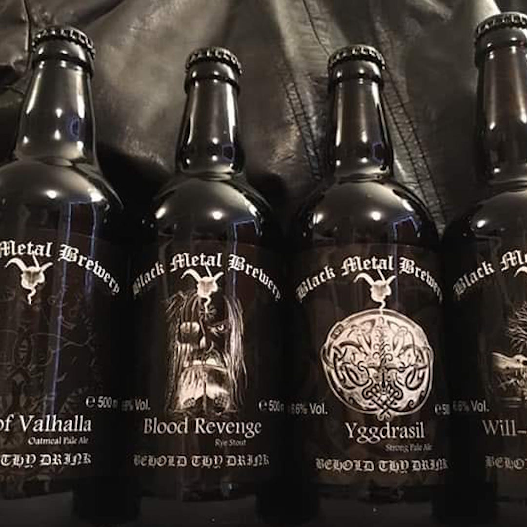 Black Metal Brewery lifestyle logo