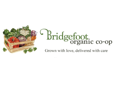 Bridgefoot Organic Co-op brand logo