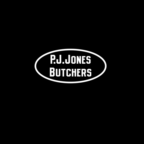 P.J Jones Family Butchers brand logo