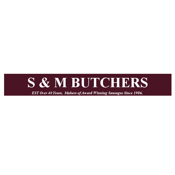 S & M Butchers brand logo