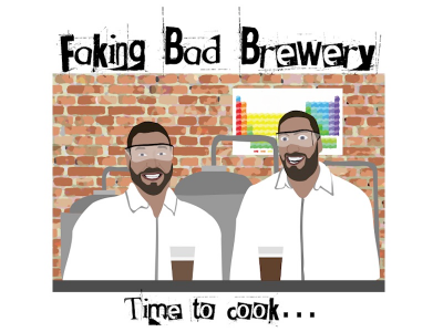 Faking Bad Brewery brand logo