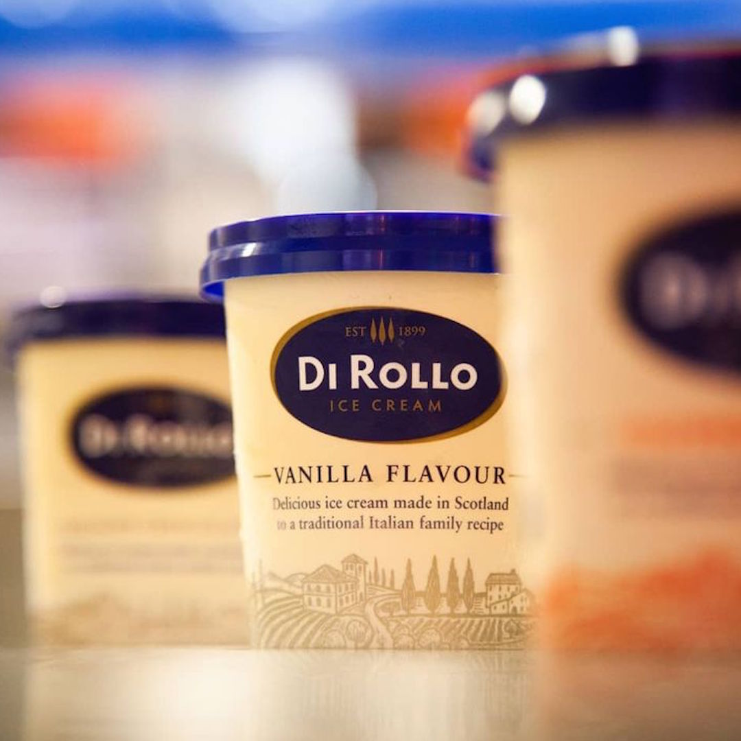 Di Rollo Ice Cream lifestyle logo