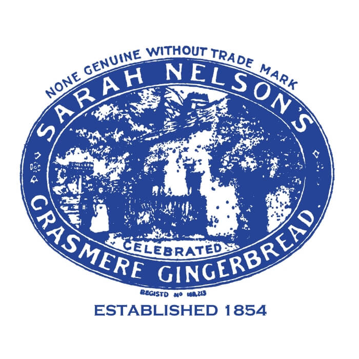 Sarah Nelson's Grasmere Gingerbread brand logo