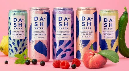 DASH Water. UK made drinks on YouK