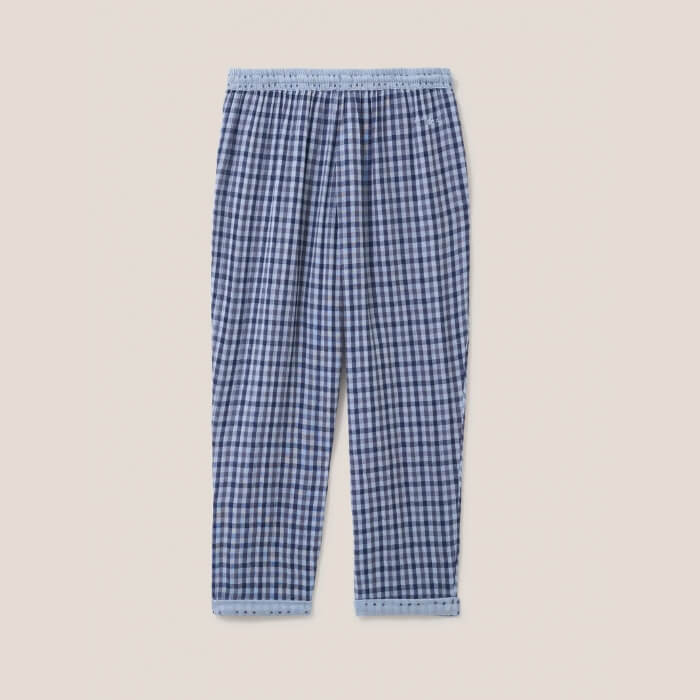 Image of Nightsky Check PJ Bottoms by White Stuff, designed, produced or made in the UK. Buying this product supports a UK business, jobs and the local community.