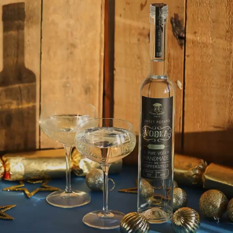 Image of The Sweet Potato Spirit Co. Vodka made in the UK by The Sweet Potato Spirit Company. Buying this product supports a UK business, jobs and the local community