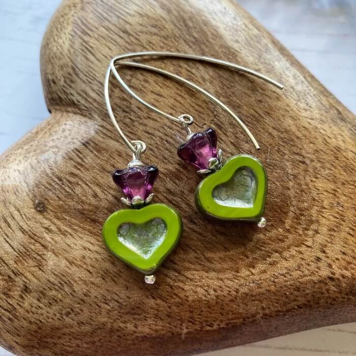 Image of Scottish Thistle Earrings made in the UK by Braw Bricht Craft. Buying this product supports a UK business, jobs and the local community