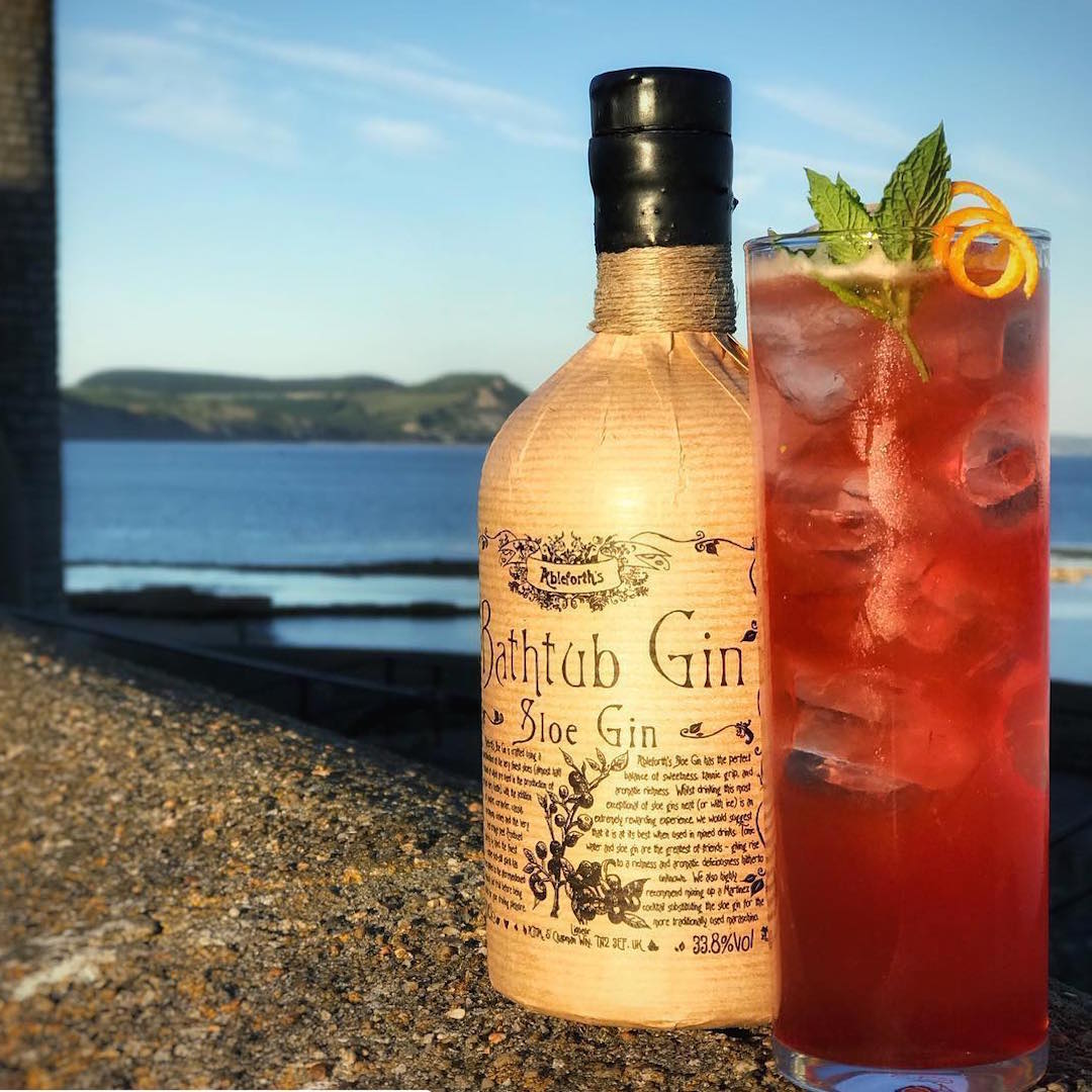 Image of Bathtub Gin Sloe Gin made in the UK by Ableforth's. Buying this product supports a UK business, jobs and the local community