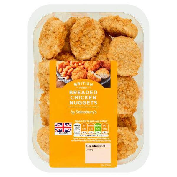 Sainsbury's Breaded British Chicken Nuggets | YouK | A Modern Buy ...