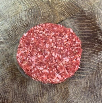 Image of Organic Beef Burgers made in the UK by Brookfield Farm. Buying this product supports a UK business, jobs and the local community