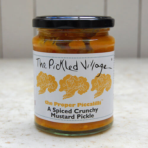 Image of The Proper Piccalilli made in the UK by The Pickled Village. Buying this product supports a UK business, jobs and the local community